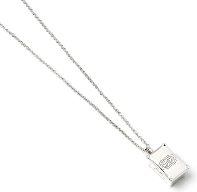 Fantastic Beasts Newt Scamandar Suitcase Locket with Niffler inside Pendant Necklace - Sterling Silver