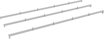 Dakversterking Set - Tuinhuis Ondersteuning - Verhoog Draagvermogen - Corrosiebestendig Verzinkt Staal - 330cm Lengte - Zilver