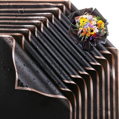 Kleurrijk cadeau inpakpapier met bloemenprint - 20 vellen voor geschenken, kunst en ambachten