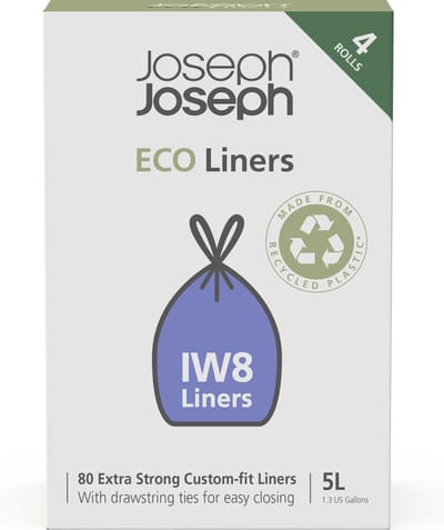 Joseph Joseph Eco Liners Afvalzakken Grijs - IW8 - 5 L - 80 Stuks