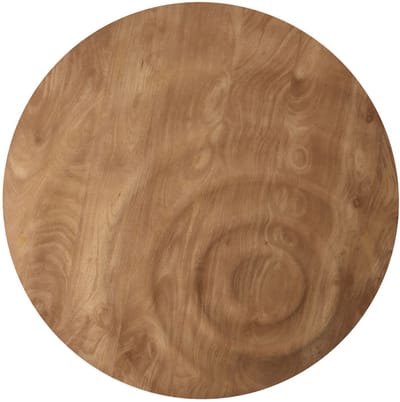 PTMD Mattin Natural Mango Wood Circle Wall Panel Rond S
