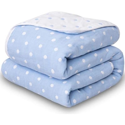 Chiffon handdoek, 6-laags katoenen dekbed, volwassenen en kinderen, tweepersoonsbed, airconditioning, fijn dekbed, extra groot beddengoed 90X100cm 1pc