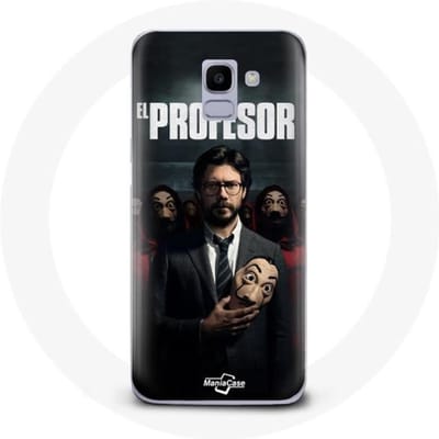 Hoesje voor Samsung Galaxy J6 2018 La Casa De Papel El Profesor