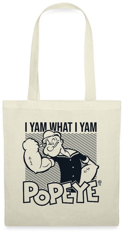Popeye I Yam What I Yam Tas Van Stof Schoudertas