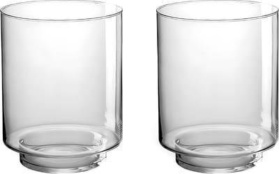 Modern Design Windlicht Glas set van 2