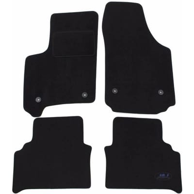 Zwarte Velours Vloermat - J&J AUTOMOTIVE - Opel Meriva A - Op Maat - Antislip - Waterdicht