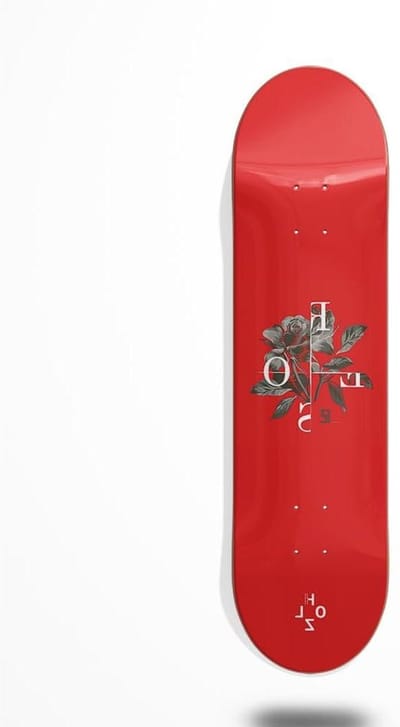 Skateboard Deck - Houten Plank - Straat Skate - Complete Set - 8.5 Inch - Roze Rood