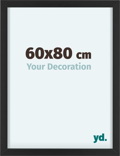 Your Decoration - Fotolijst 60x80 cm - Aluminium - Zwart - Virginia