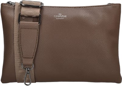 Charm London Pentonville Schoudertas - Crossbody - Telefoonvak - Praktisch - Schouderband - Mokka