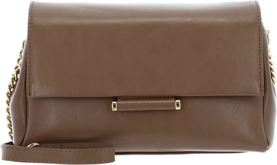 SEIDENFELT MANUFAKTUR Schoudertas Skals Crossbag Almond / Gold Lichtbruin