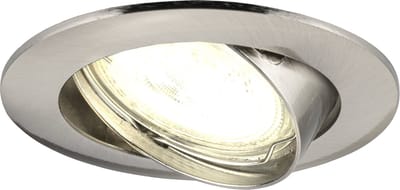 Ledvion - LED Inbouwspot Amsterdam - Zwart - Dimbaar - 3W - 2700K - Ø82 mm