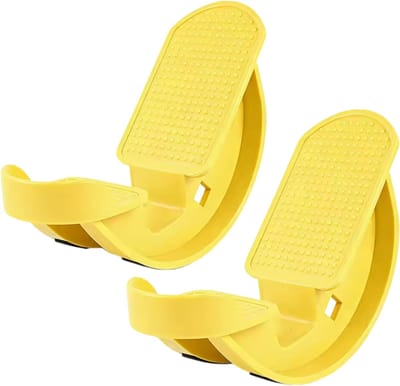 2 stuks Enkel Dorsiflexie Stretch Trainer – Achillespees en Fascia Revalidatie Oefenapparaat - Enkel stretcher voor thuis training, flexibiliteit en herstel - Geel