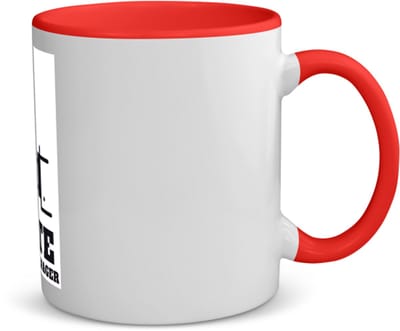 Akyol - col koffiemok - theemok - rood - Moeder - mama - moederdag - 350 ML inhoud