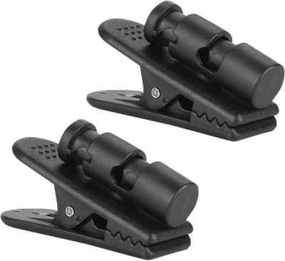 Oordopjes Clips voor Hoofdtelefoon - Zwarte Klemmen voor Kabel Organisatie en Bevestiging, Geschikt voor 2-4 mm Kabels