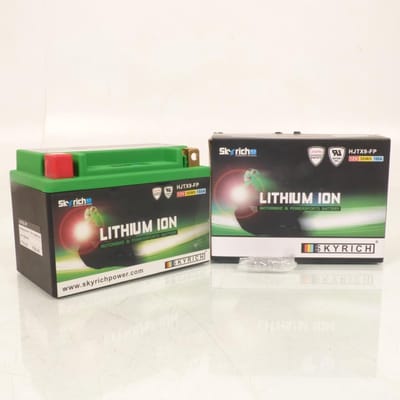 skyrich lithium accu voor suzuki 380 gt motorfiets 1972 tot 1977 ytx9-bs / hjtx9-fp / 12v 3ah nieuw