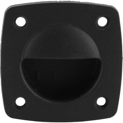 Poignée de traction en nylon pour trappe de pont, accessoire pour yacht, bateau de pêche, noir