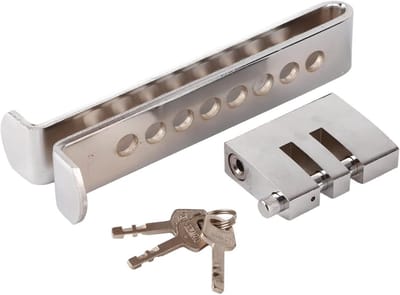 7-Holes RVS Koppeling Lock, Hoogwaardige Auto Remlock met 3 Sleutels, Geschikt voor Auto's, Vrachtwagens en SUV's