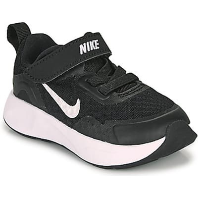 Nike WearAllDay Jongens Sneakers - Black/White - Maat 17