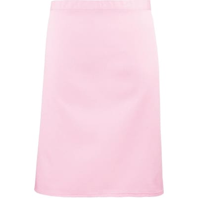 Premier Unisex Volwassenencollectie Halflang Taille Schort (Roze)