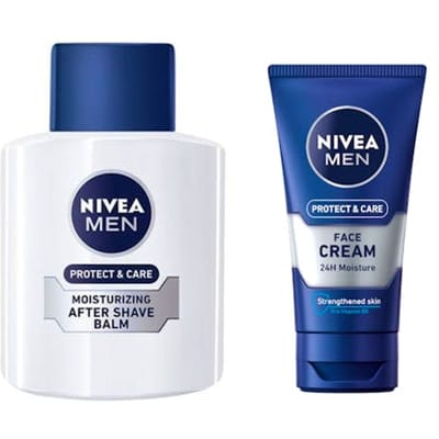 NIVEA Men Face Creme &amp; After Shave Balm 75 ml + 100 ml