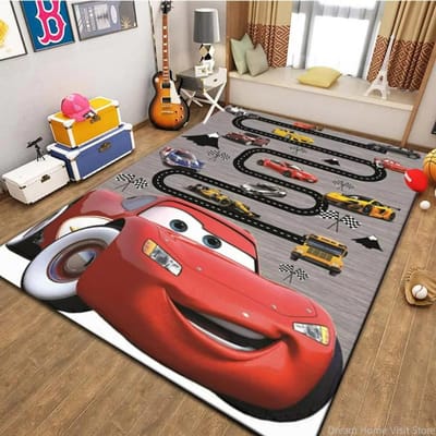 Dynamisch McQueen Racebaan Tapijt Tapijt voor Woonkamer Decor Slaapkamer Vrije Tijd Zachte Gebiedsmatten Bedmat Welkomstmat 40x60cm