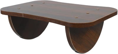 Ergonomische Houten Voetensteun voor met Antislip Stevige Basis Comfortabele Schommelfunctie Stijlvol Ontwerp Kleine Voetbank voor Werkplek Ter Verbetering van Houding Ontspanning