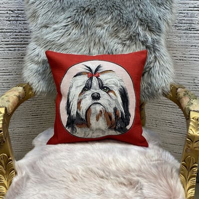 Kussen koho Picasso Dog Power 45x45- Modern - Woonkamer - Salon - Slaapkamer - Eetkamer - Sierkussen - Kussenhoes - Kat Motief