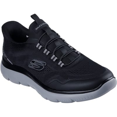 Skechers Heren Slip-ins Summits Sneakers 233045 BKCC Black Charcoal