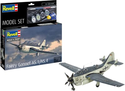 Revell Modelbouwpakket Vliegtuigen - 63775 Fairey Gannet AS.1/AS.4 - Propeller Vliegtuig - Model Set Plastic - 1:72 - Modelbouw