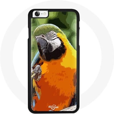 iPhone 4 Hoesje - Aras - Papegaaien - Veelkleurig - Flexibel - Schokbescherming