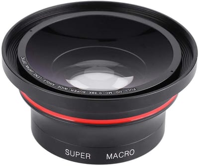Shopcentral - Professionele HD Groothoeklens - 37mm Lens - Verbeter je Fotografie - Geschikt voor Camera's en Camcorders - Macro Functie - Ideaal voor ...
