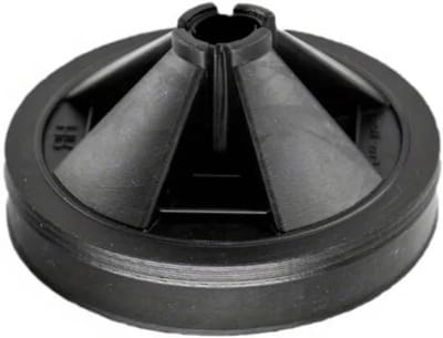 Afvalvermaler Afdekking - Spatbescherming Ring - Keuken Afvoer - Geurremmende Barrière - 4 Stuks - Zwart