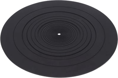 JGS Premium - Draaitafelmat 12 Inch Vinylplaten - Antistatisch - Vermindert Trillingen - Rubberen Draaitafelmat - Geschikt voor Alle Vinylplatenspelers - Vinylliefhebbers Cadeau