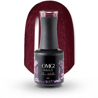 Limea Gellak 079 Plum Metallic 15ml - Gel nagellak - Rode Gel lak - OMG nails - Rood
