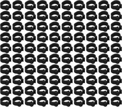 8mm Blank Rings voor Identificeerbare Racing Vogel Legbanden - 100 Stuks Pigeon Legringen, Essentiële Toebehoren voor Duiven en Vogels