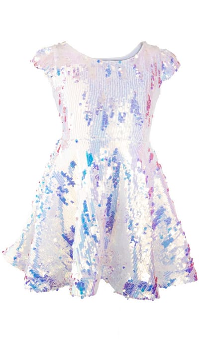 Great Pretenders Sequin Jurk - Prinsessen Jurk - Meisjes - Maat 104