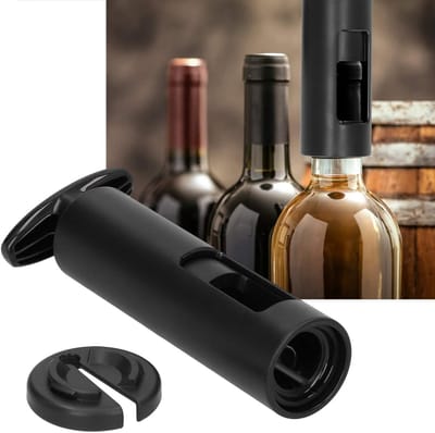 T-Shaped Kurkentrekker Set met Foil Cutter voor Gemakkelijk Wijn Openen - Ideaal voor Wijnliefhebbers en Bar Accessoires, Perfect voor Thuisgebruik en Feestjes
