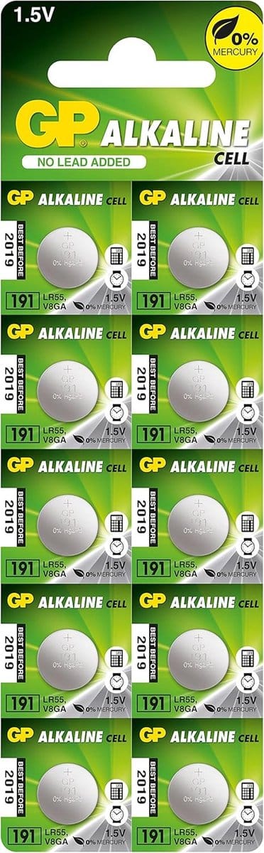Alkaline Batterijen - Knoopcel Batterijen - Apparaten Voeden - Betrouwbare Energie - 10 Stuks - Zilver