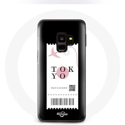 Case voor Samsung Galaxy S9 Vliegticket Tokyo Japan
