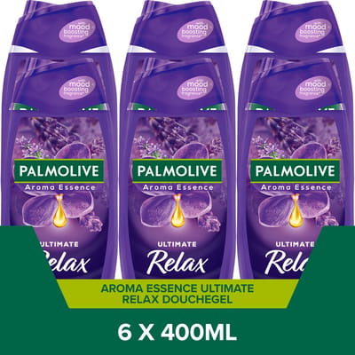 Palmolive Aroma Essence Relax douchegel - 6 x 400ml - Voor Alle Huidtypes - Voordeelverpakking