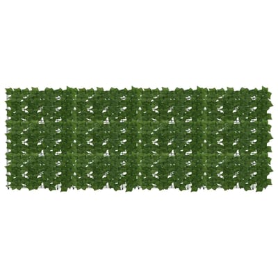 vidaXL - Balkonscherm - met - bladeren - Groen - 200 - x - 75 - cm