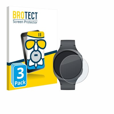BROTECT - Screenprotector voor Samsung Galaxy Watch 8 (40 mm) - Folie Beschermfolie Beschermglas matte 3 Stuks