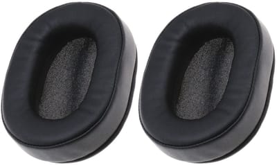 Dailygoody - Vervangende Hoofdtelefoon Pads - Comfortabele Oorkussens - Zwart - Geschikt voor Augustus EP650 - Lange Draagduur - Eiwit Lederen Spons
