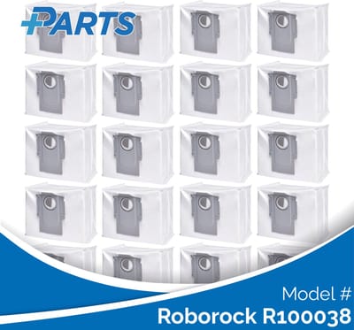 Roborock R100038 Stofzakken (20 Stuks, Plus.Parts® alternatief voor 8.02.0132)