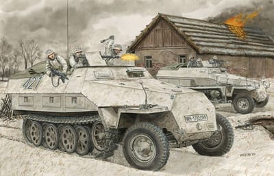 Dragon Modelbouwpakket Militaire voertuigen - 6980 Sd.Kfz. 251/1 Ausf. D - WWII Pantser Voertuig Plastic - 1:35 - Modelbouw
