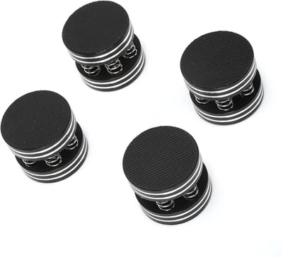 Speaker Spikes - Isolatie Voeten - Trillingen Dempen - Aluminium Rubber - 4 stuks - Zwart