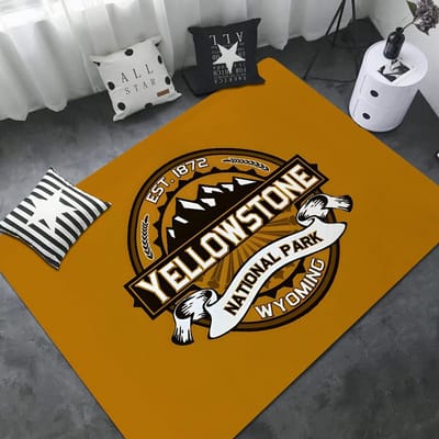 Yellowstone Dutton Ranch Badmat Antislip Absorbeert Water Lange Strook Kussen Slaapkamer Mat Welkom Deurmat 50x80cm