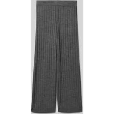 Wide leg broek met elastische band, model 'TESSA'