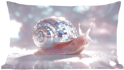 Sierkussens - Kussentjes Woonkamer - 60x40 cm - Slak - Disco - Mozaïek - Blauw