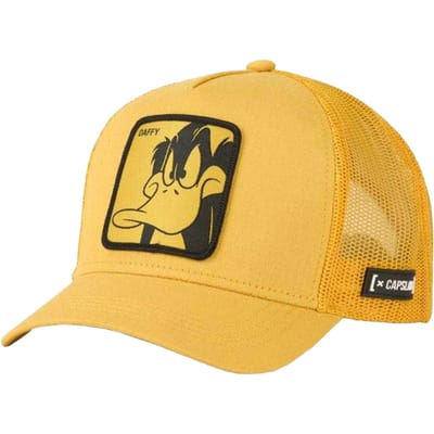 Looney Tunes Heren Daffy Duck Capslab Baseball Cap (Geel)